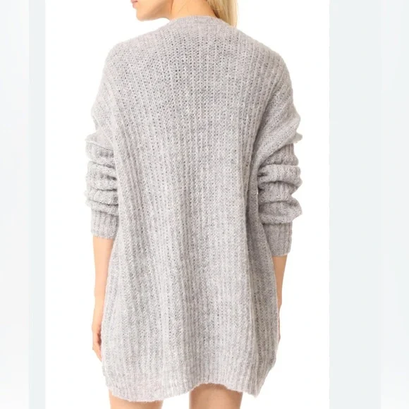Free People Weekend Getaway Cardigan in Grey Size Small - Picture 6 of 7